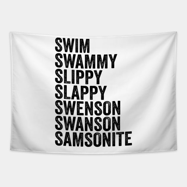 Samsonite - Text Style Black Font Tapestry by Ipul The Pitiks