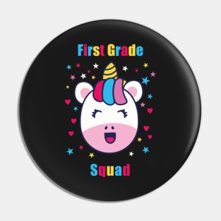 First Grade Squad Pin