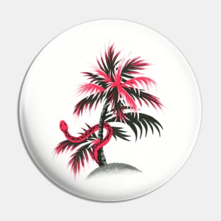 Snake Palms - Light Vintage Coral Pin