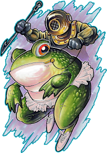 Frog Diver Magnet