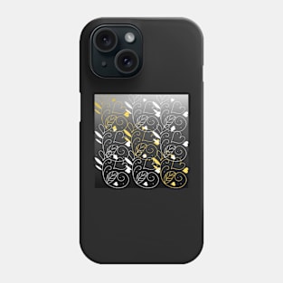 Silver and Gold Phone Case