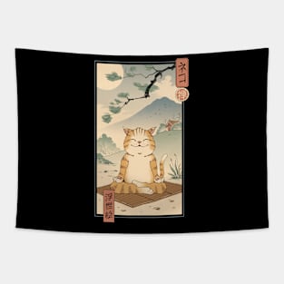 Zen Neko Tapestry