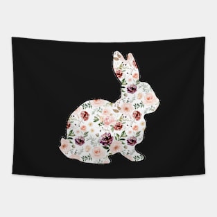 Watercolor Floral Show Rabbit - NOT FOR RESALE WITHOUT PERMISSION Tapestry