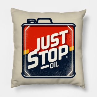 Just Stop Oil Pillow