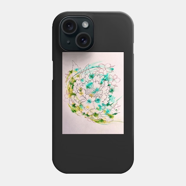 Peony Phone Case by rodrigom