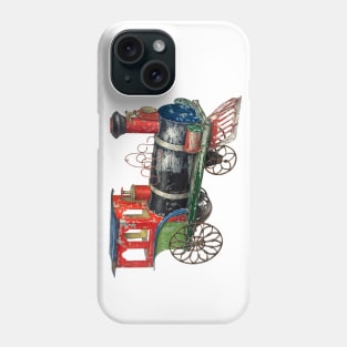 vintage locomotive Phone Case