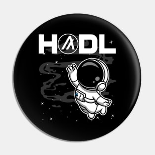 HODL Astronaut Algorand ALGO Coin To The Moon Crypto Token Cryptocurrency Blockchain Wallet Birthday Gift For Men Women Kids Pin