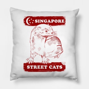 Otters funny Singapore Pillow