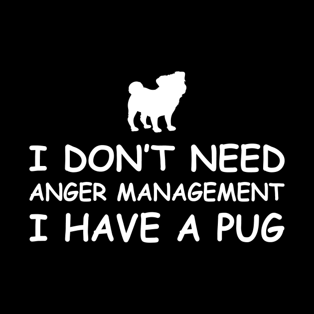 Pug Anger Management by Magniftee