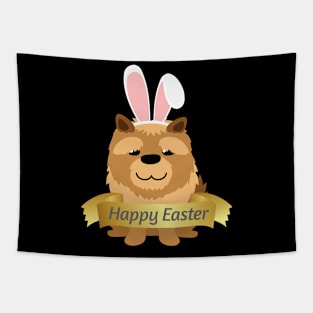 Chow-Chow Happy Easter Bunny Ears Dog Lovers Gift Tapestry