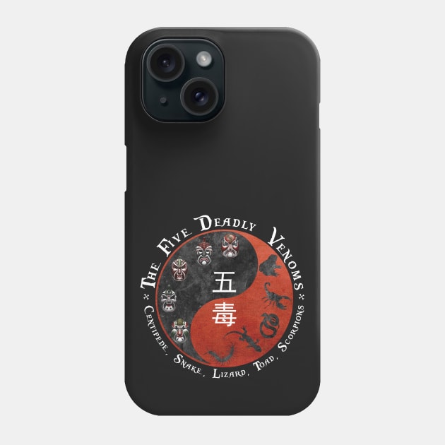 The Five Deadly Venoms Phone Case by TeeGo