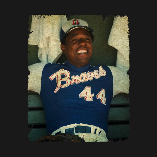 Hank Aaron in Atlanta Braves by anjaytenan