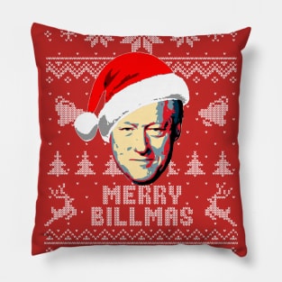 Bill Clinton Merry Billmas Pillow