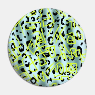 Leopard texture,multicolor pattern Pin