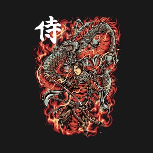 Dragon Samurai T-Shirt