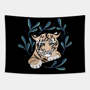 Baby Tiger Malayan Sumatran Siberian Bengal Tiger Tapestry