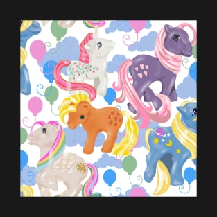 My little pony retro pattern. T-Shirt