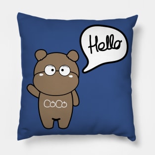 Hello CoCo Pillow