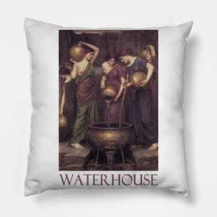 The Danaides by John William Waterhouse Pillow