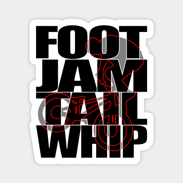 24" streettrials foot jam tail whip - bike TRIAL urban streetstyle - trialbike sports bicycle Magnet by ALLEBASIdesigns