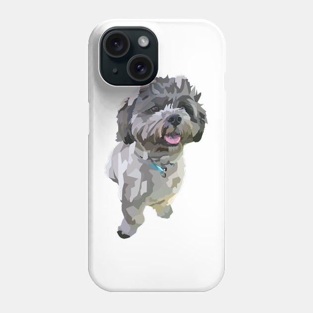 Cute Brown dog Cockapoo Shitzu Phone Case by jrepkin