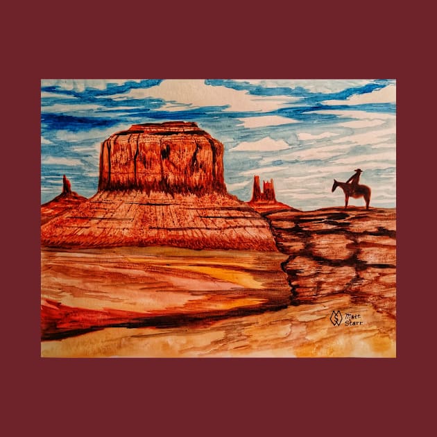 Monument Valley Scenic View by Matt Starr Fine Art