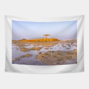 BEACH WATCH TOWER Tapestry