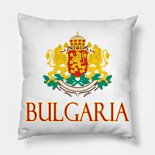 Bulgaria - Bulgarian Coat of Arms Design Pillow