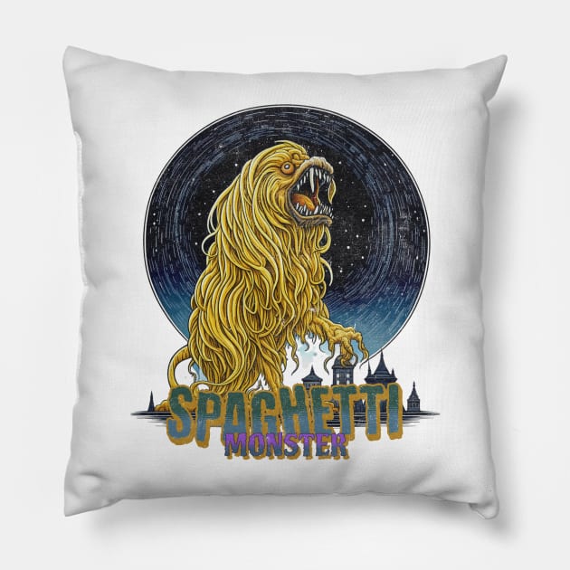 Spaghetti Monster Pillow by Norse Magic