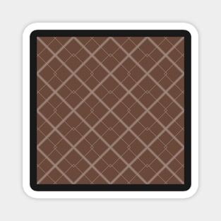 Classic square pattern Magnet