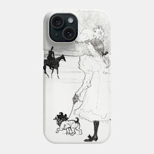 In the Woods by Henri de Toulouse–Lautrec Phone Case