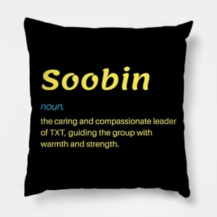 Definition of Soobin TXT Pillow