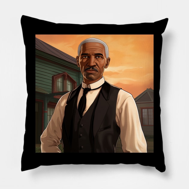 George Washington Carver Pillow by ComicsFactory