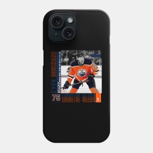 Evan Bouchard Paper Poster Phone Case