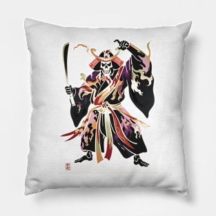 Traditional Oni Grim Reaper Pillow