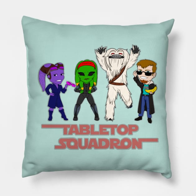 The Squad Pillow by TabletopSquadron