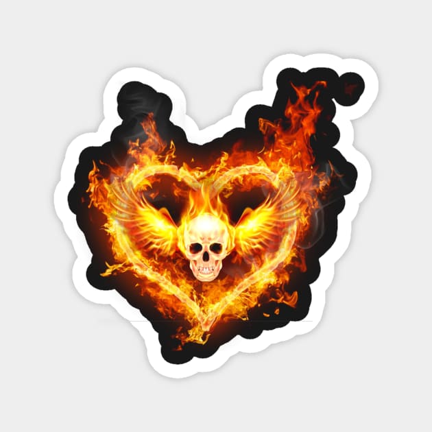 Phoenix of love Magnet by Cool-Ero