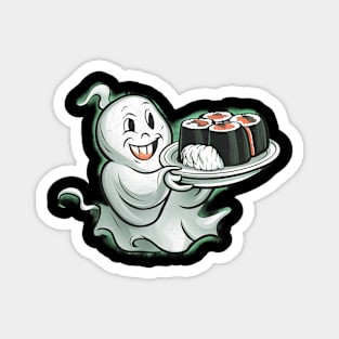 Sushi lovers ghost Magnet