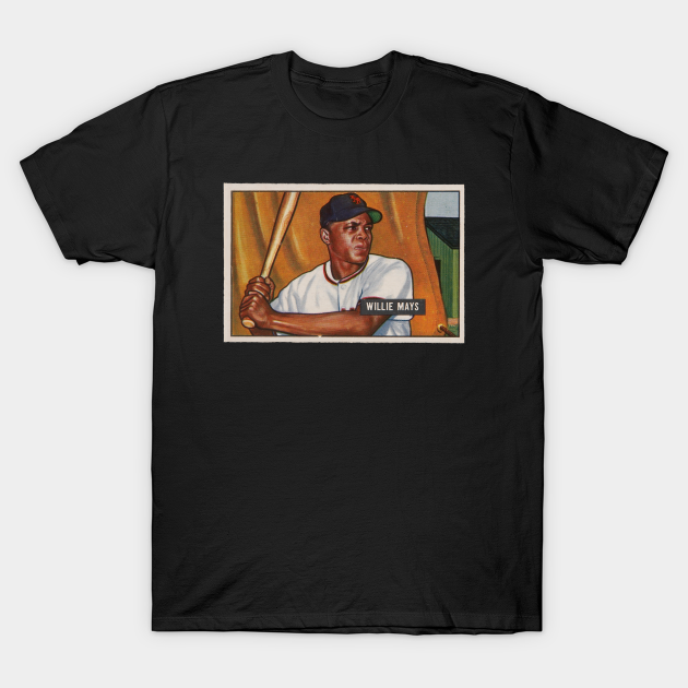 Willie Mays San Francisco Giants Majestic Player Stitch T-Shirt