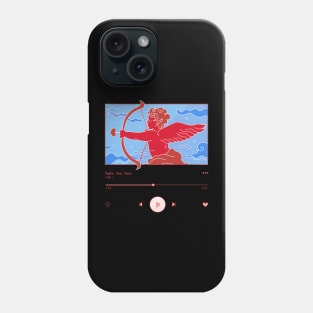 Love Cupid Playlist Logo Design Phone Case