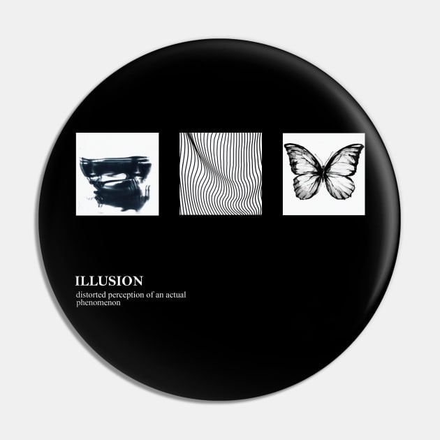 ILLUSION (white) Pin by AnnVas