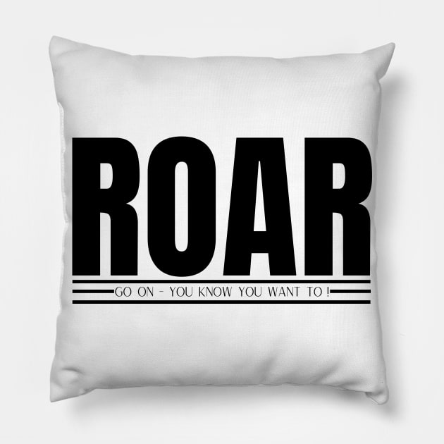 ROAR Pillow by My Tiny Apartment