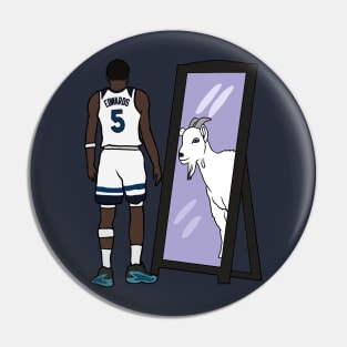 Anthony Edwards Mirror GOAT Pin