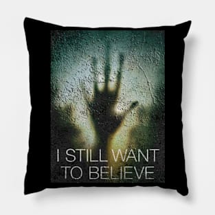 X Files 10 Black Pillow