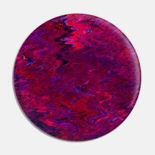 Abstract lava psychedelic pattern Pin