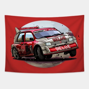 MG Metro Belge Group B - Illustration Tapestry