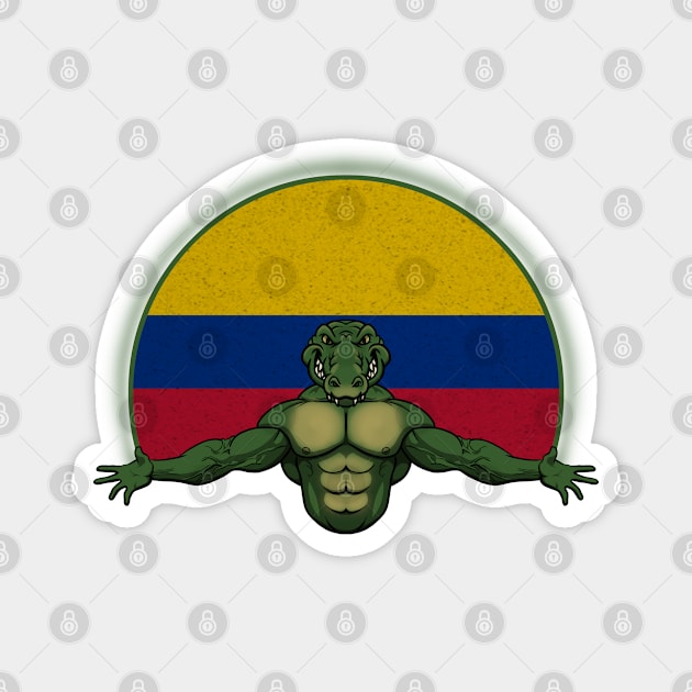 Gator Colombia Magnet by RampArt