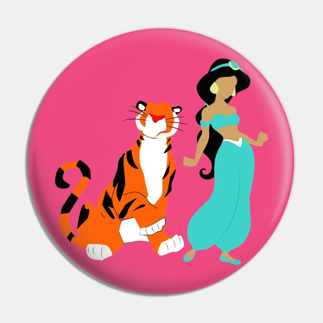 the princess and her tiger Pin by nomadearthdesign