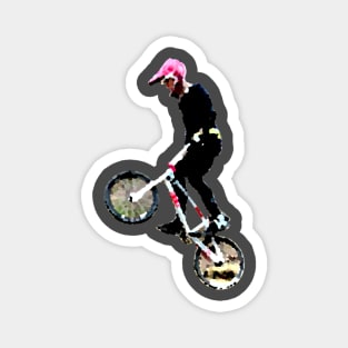 bmx race racing Magnet