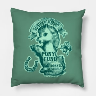 Pony Fund - in mint! Pillow